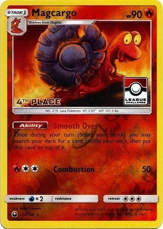 Celestial Storm Magcargo #24 Fourth Place League Promo